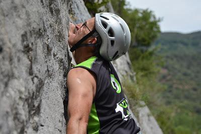 Escalada deportiva en Collegats. Sector El Niu