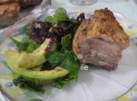 Pechito de cerdo al horno