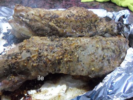 Pechito de cerdo al horno