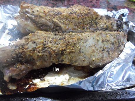 Pechito de cerdo al horno