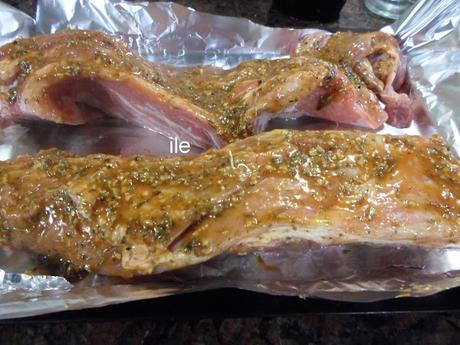 Pechito de cerdo al horno