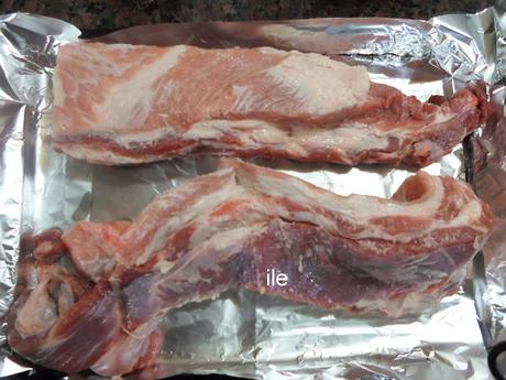 Pechito de cerdo al horno