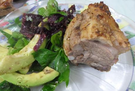 Pechito de cerdo al horno