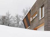 Moderna casa prefabricada pisos Eslovenia.