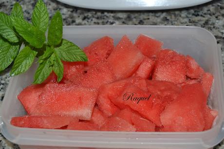 Granizado de Sandía y Hierbabuena