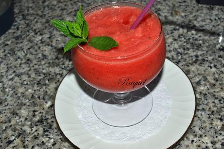 Granizado de Sandía y Hierbabuena