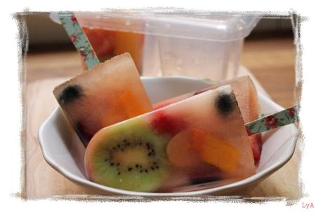 Polos de fruta fresca ... ¡¡a combatir el calor!!