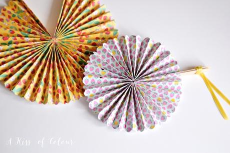 DIY. Paper fan