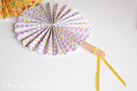 DIY. Paper fan