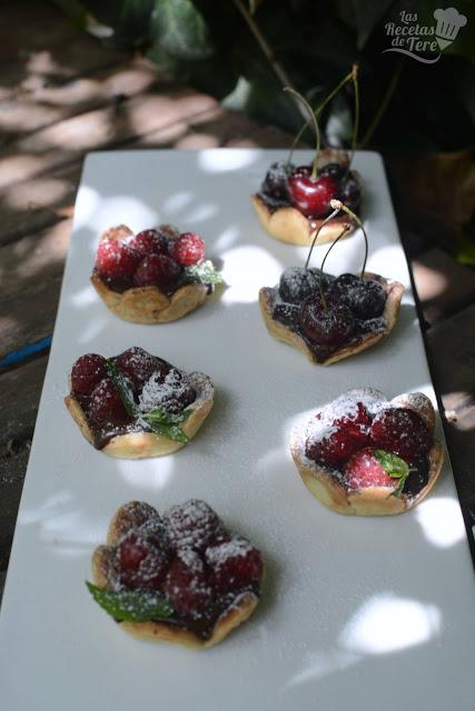 Tartaletas de frutos rojos y chocolate las recetas de tere 05