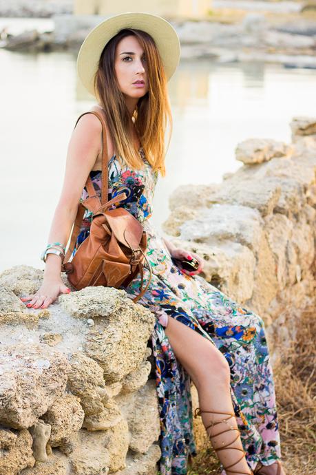 bolso artesanal de cuero