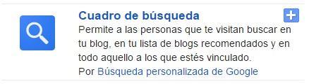 Los widgets o gadgets de blogger