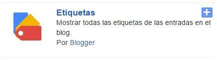 Los widgets o gadgets de blogger