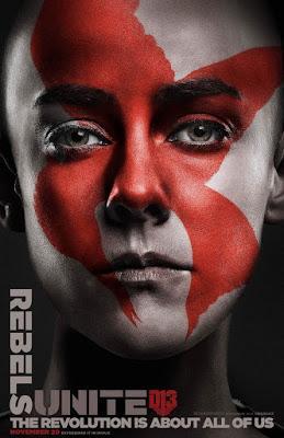 sorprendentes pósteres Sinsajo parte Katniss, Peeta, Gale revolución comenzado