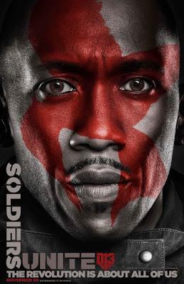 sorprendentes pósteres Sinsajo parte Katniss, Peeta, Gale revolución comenzado