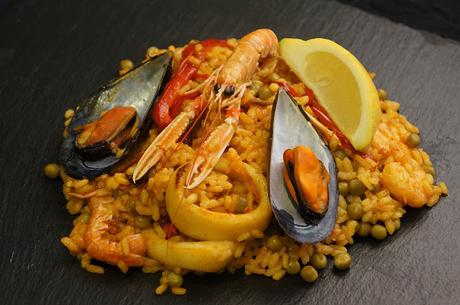 Paella de marisco