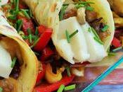 Crepes veganos rellenos champiñones