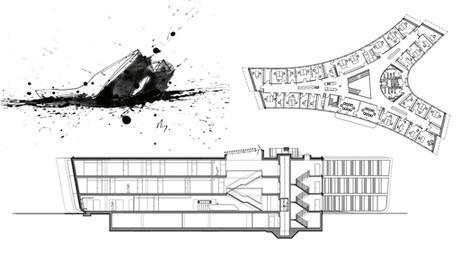 Edificio wYe en Neuss, Alemania, por Eike Becker Architekten