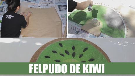 Felpudo veraniego de Kiwi - DIY