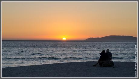 Atardecer  en Playa de Carnota (Galicia)