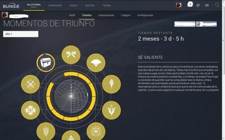 Bungie muestra cómo conseguir las recompensas del Año Uno en Destiny momentos de triunfo