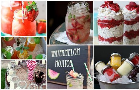 10 bebidas y postres en frascos de vidrio , reutiliza y reduce 10 bebidas y postres en frascos de vidrio , reutiliza y reduce