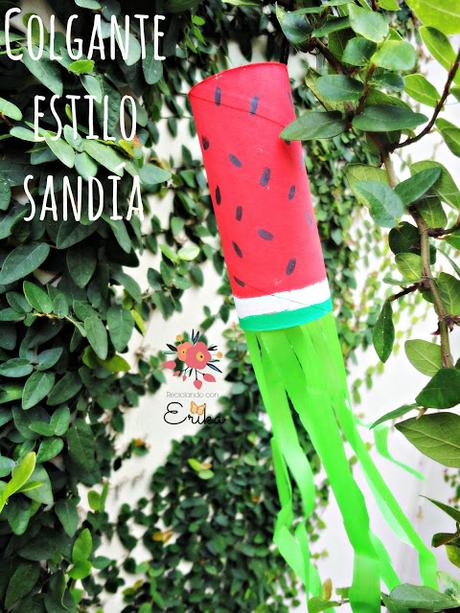 Colgante estilo Sandía