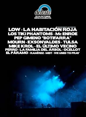 Cartel completo del Deleste Festival 2015