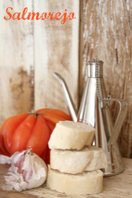 receta: Salmoerjo - Recipe: Salmorejo