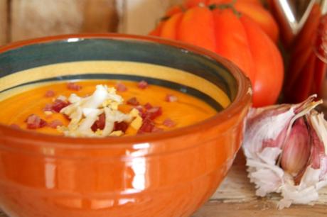 receta: Salmoerjo - Recipe: Salmorejo