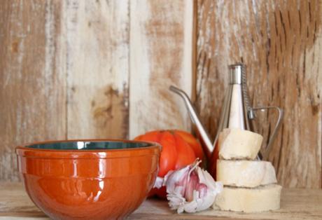 receta: Salmoerjo - Recipe: Salmorejo