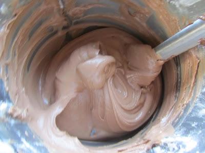 Tarta de buttercream de nutella