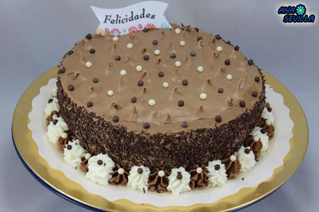 Tarta de buttercream de nutella
