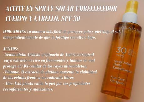 Solares Clarins 2015: 7 productos...Mil ocasiones.