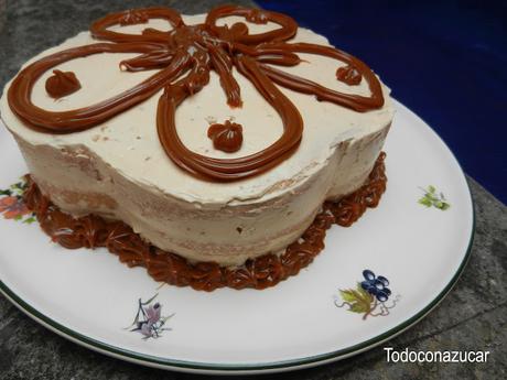 TARTA FLOR DE DULCE DE LECHE