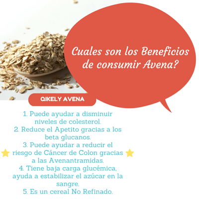 Cuales son los Beneficios de consumir Avena