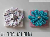 Tutorial: flores cintas ribbon flowers