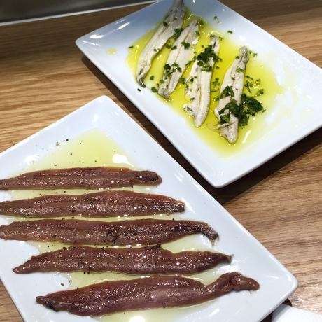 Boquerones y anchoas