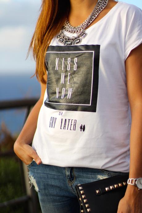 Kiss me now or cry later