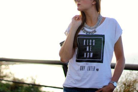 Kiss me now or cry later