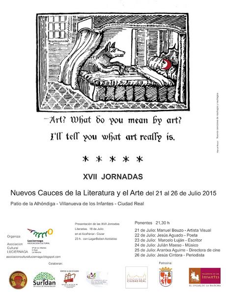 XVII JORNADAS LITERARIAS (NUEVOS CAUCES DE LA LITERATURA Y EL ARTE)