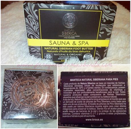 Manteca Natural Siberiana para pies de Natura Siberica