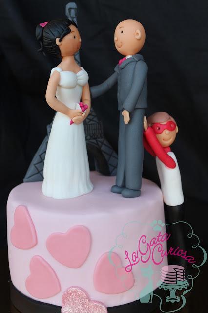 TARTA PARA UNA BODA CON LADRÓN INCLUIDO