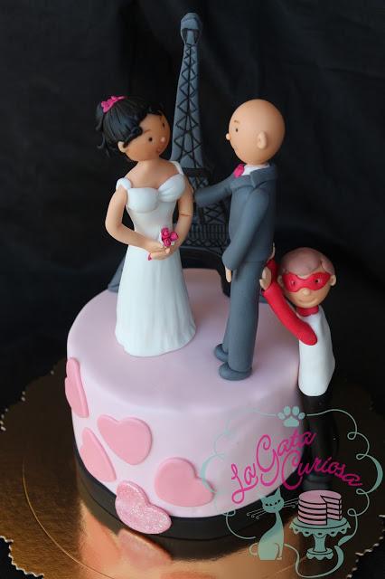TARTA PARA UNA BODA CON LADRÓN INCLUIDO