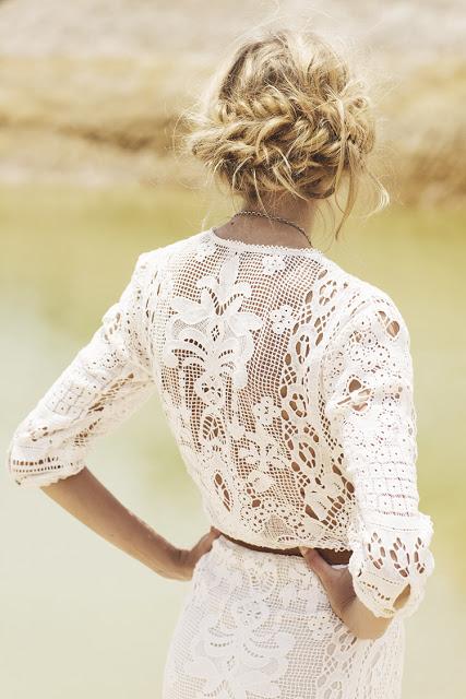 TRENDS; VESTIDO DE CROCHÉ