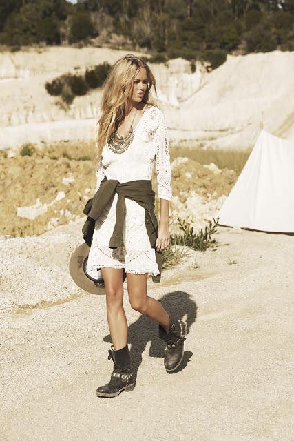 TRENDS; VESTIDO DE CROCHÉ