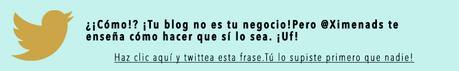 Tweet: ¿¡Cómo!? ¡Tu blog no es tu negocio! Pero @Ximenads te enseña cómo hacer que sí lo sea. ¡Uf! alt=