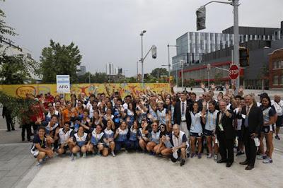 El himno argentino, El primero en entonarse en Toronto