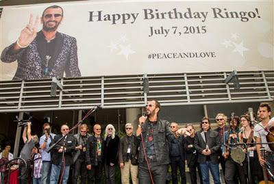 Ringo Starr  concierto gratuito por su cumpleaños en L.A.