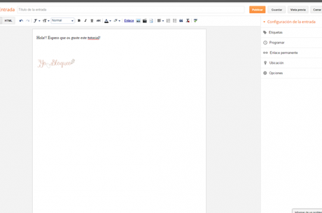 Como poner la firma en las entradas de blogger firma de post en blogger